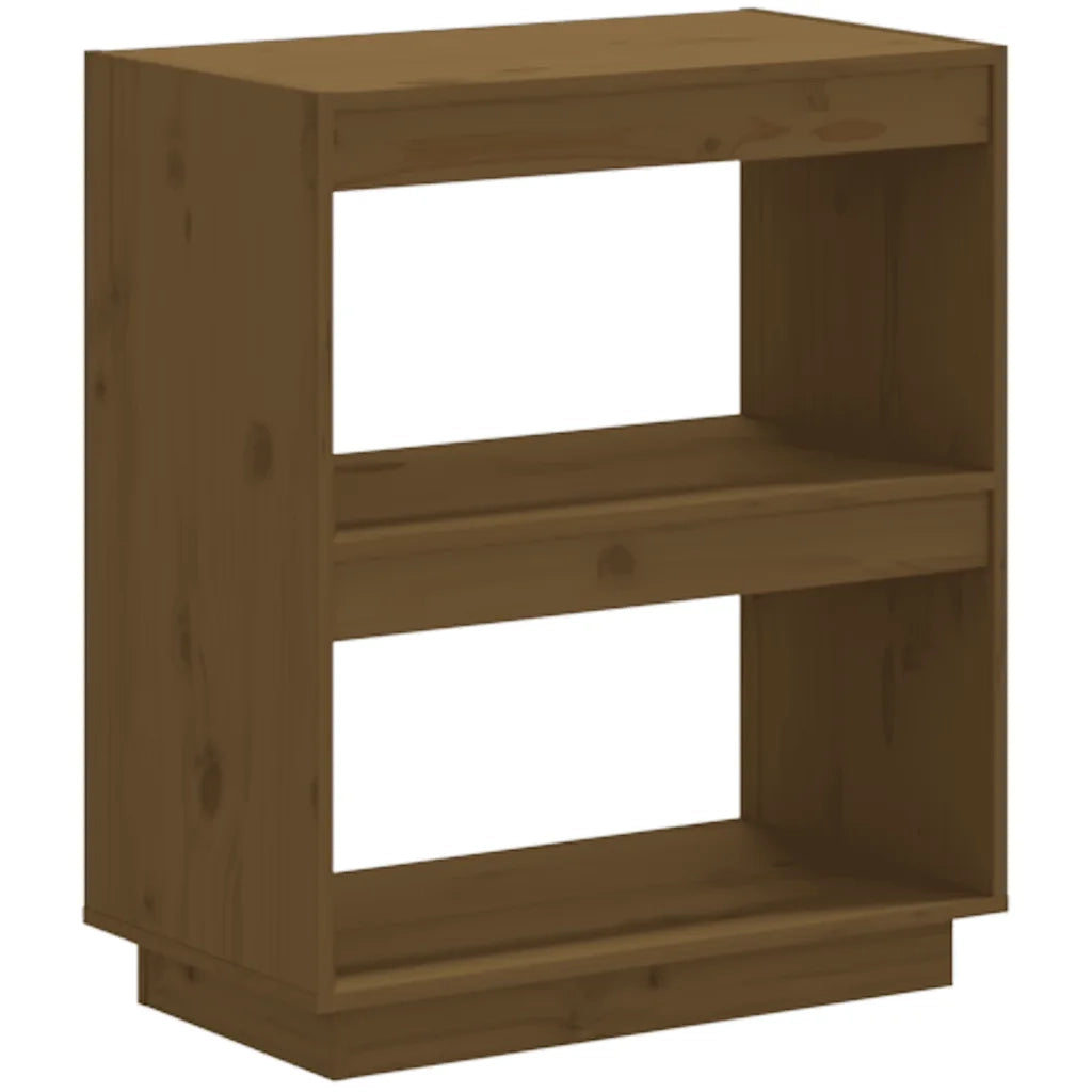 Libreria Marrone Ambra 60x35x71 cm in Legno Massello di Pino 810862