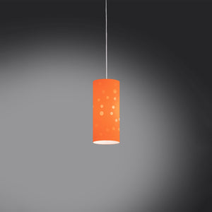 Sospensione Moderna Pois Polilux ® Arancione Materie Plastiche Bianco 1 Luce E27