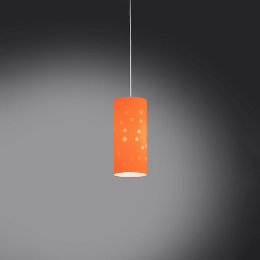 Sospensione Moderna Pois Polilux ® Arancione Materie Plastiche Bianco 1 Luce E27