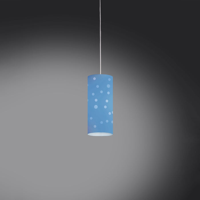 Sospensione Moderna Pois Polilux ® Blu Pastello 1 Luce E27