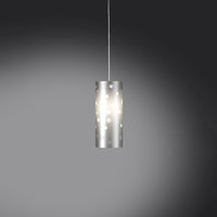 Sospensione Moderna Pois Polilux ® Argento Materie Plastiche Bianco 1 Luce E27