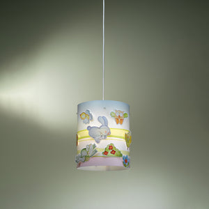 Sospensione Moderna Animal Farm Polilux ® Grafica Animali Fattoria 1 Luce E27