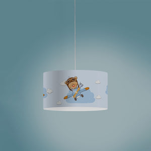 Sospensione Moderna Decokids Polilux ® Grafica Fly 1 Luce E27