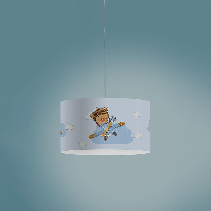 Sospensione Moderna Decokids Polilux ® Grafica Fly 1 Luce E27