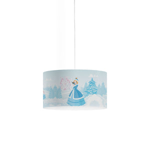 Sospensione Moderna Decokids Polilux ® Grafica Principessa 1 Luce E27