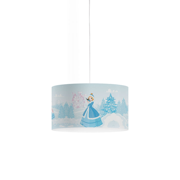 Sospensione Moderna Decokids Polilux ® Grafica Principessa 1 Luce E27