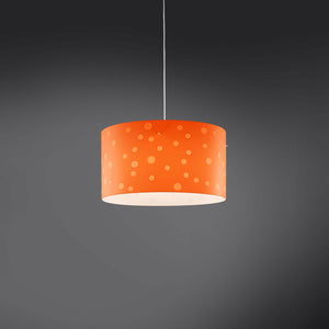 Lampadario Moderno Pois Polilux ® Arancione Materie Plastiche Bianco 3 Luci E27