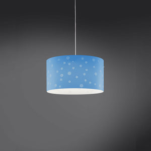 Lampadario Moderno Pois Polilux ® Blu Pastello 3 Luci E27