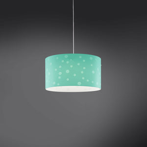 Sospensione Moderna Pois Polilux ® Verde Pastello 1 Luce E27 D40Cm