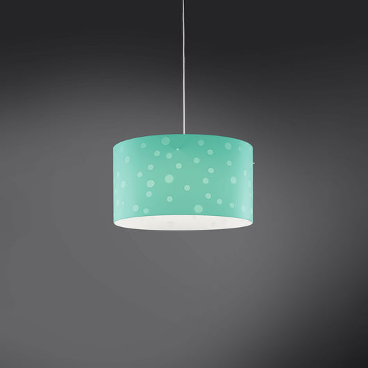 Sospensione Moderna Pois Polilux ® Verde Pastello 1 Luce E27 D40Cm