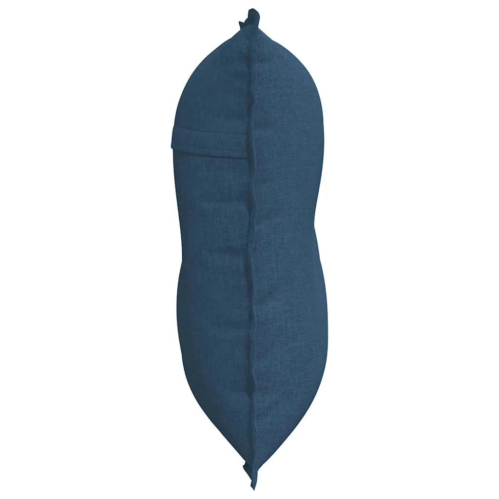 Cuscino per Schiena | Cuscino dorsale Blu 80 x 19 x 50 cm Tessuto