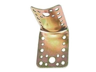 PIASTRA DI GIUNZIONE PIEGATA PER LEGNAME LARGHEZZA MM.85- - mm.65x85 - spessore mm.2 - 12 pezzi