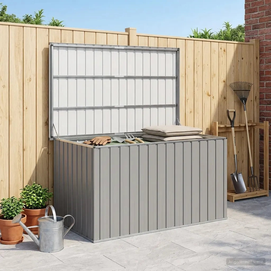 Baule da Giardino Grigio 171x99x93 cm CFW7076327