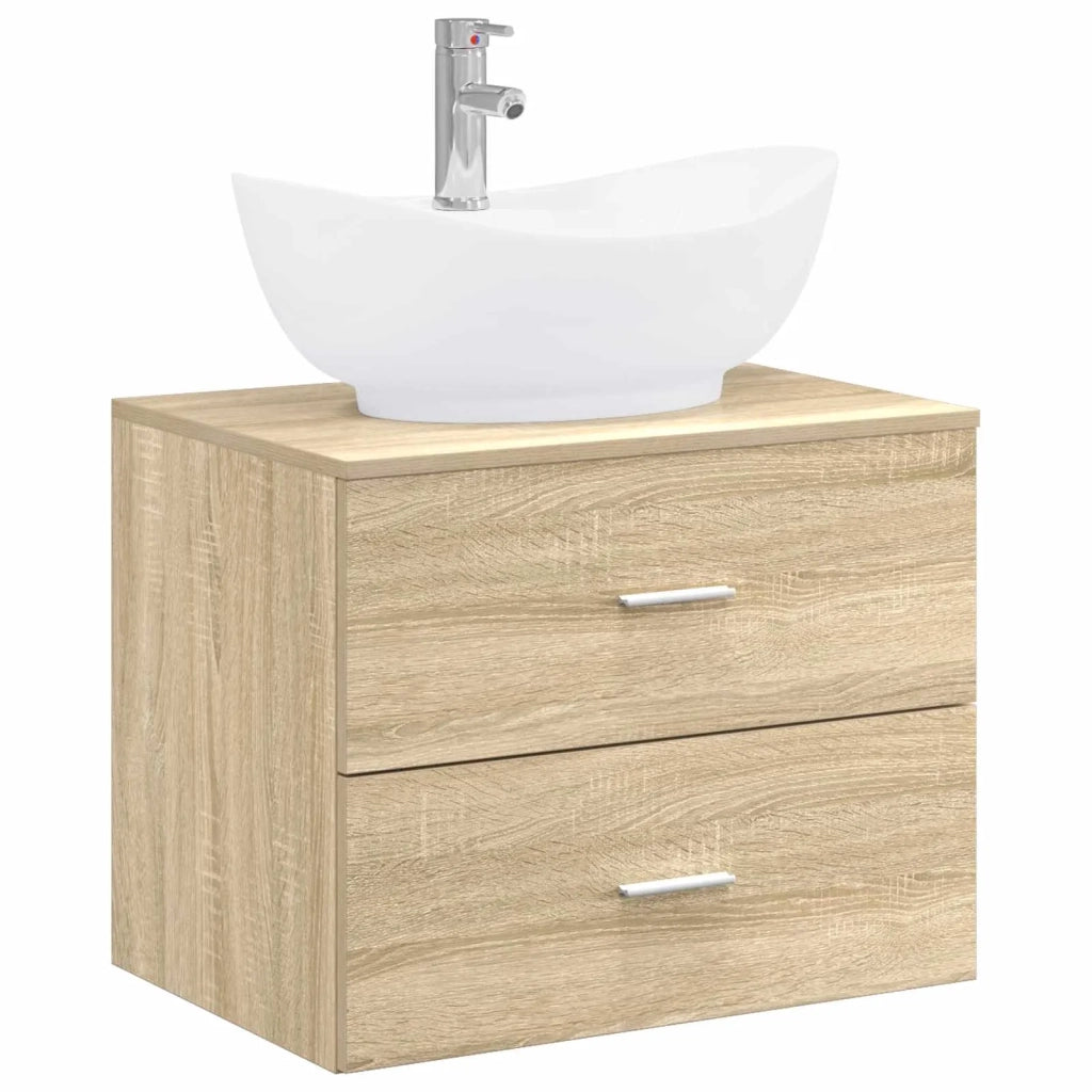 Set di mobili per il bagno Rovere Sonoma Legno ingegnerizzato 3404400