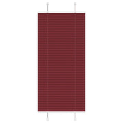 Tenda Plissettata Rosso Bordeaux 60x100 cm Larghezza Tessuto