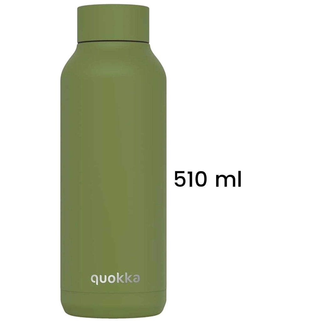 Bottiglia Termica 510 ml Inox a Doppia Parete Ermetica Verde foresta Quokka