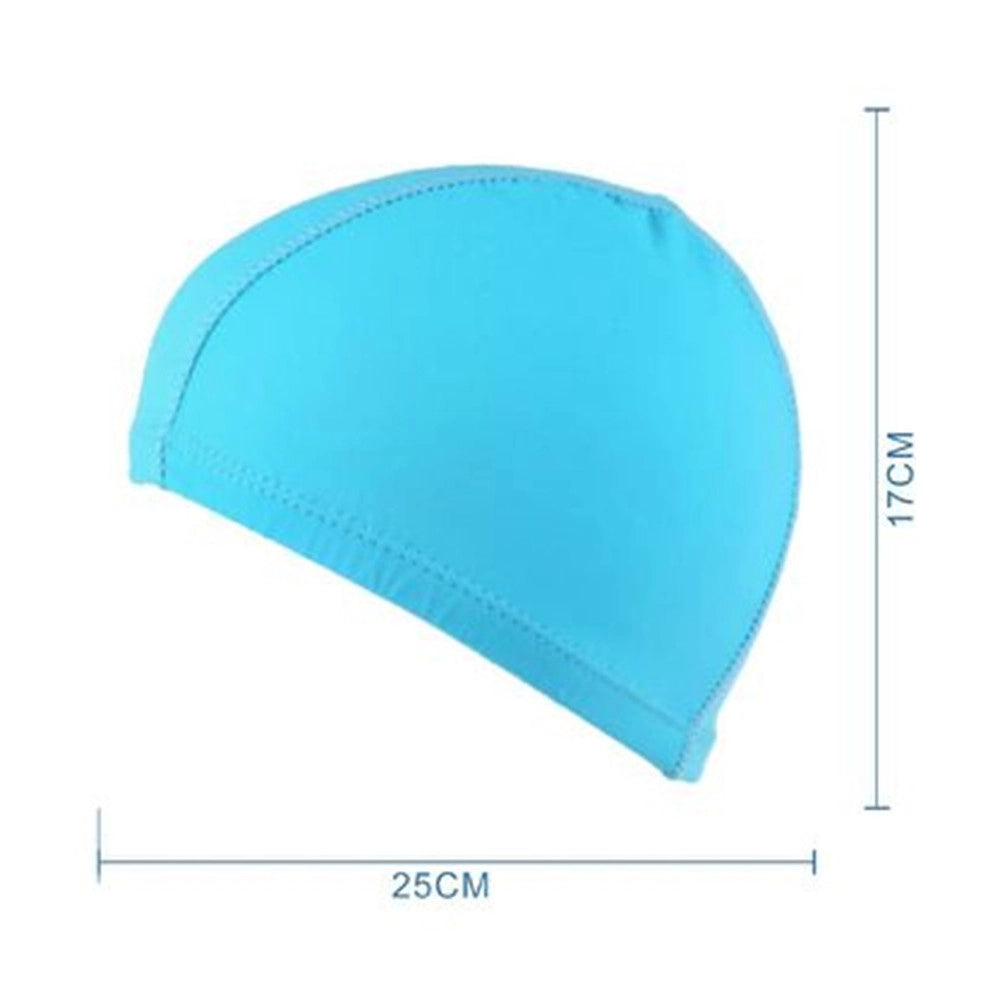 Trade Shop - Cuffia Nuoto Per Piscina Estate In Tessuto Unisex 6 Colori Misti 25x17 Cm 605434 -
