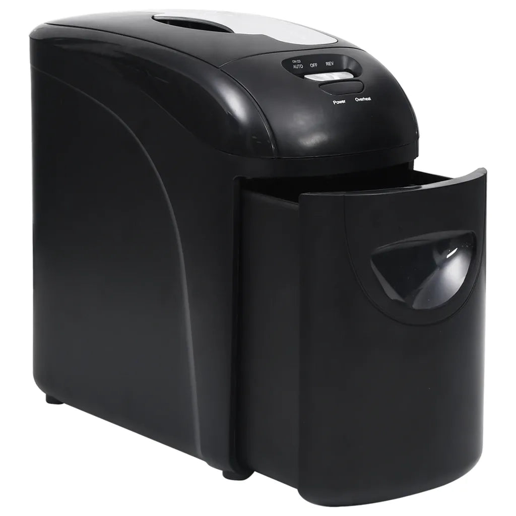 Tritadocumenti 10 Fogli Micro Taglio Nero 51553