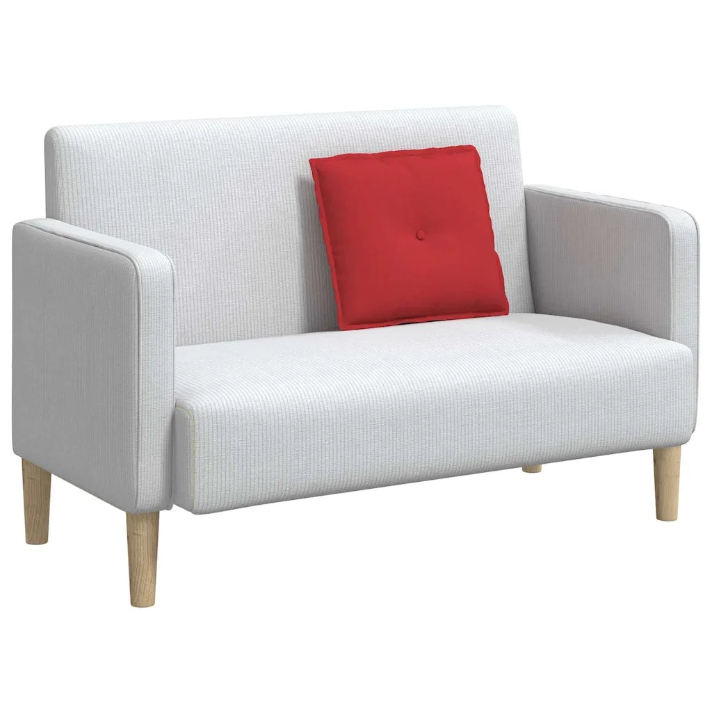 Cuscino per Schiena | Cuscino dorsale Rosso 50 x 19 x 45 cm Tessuto