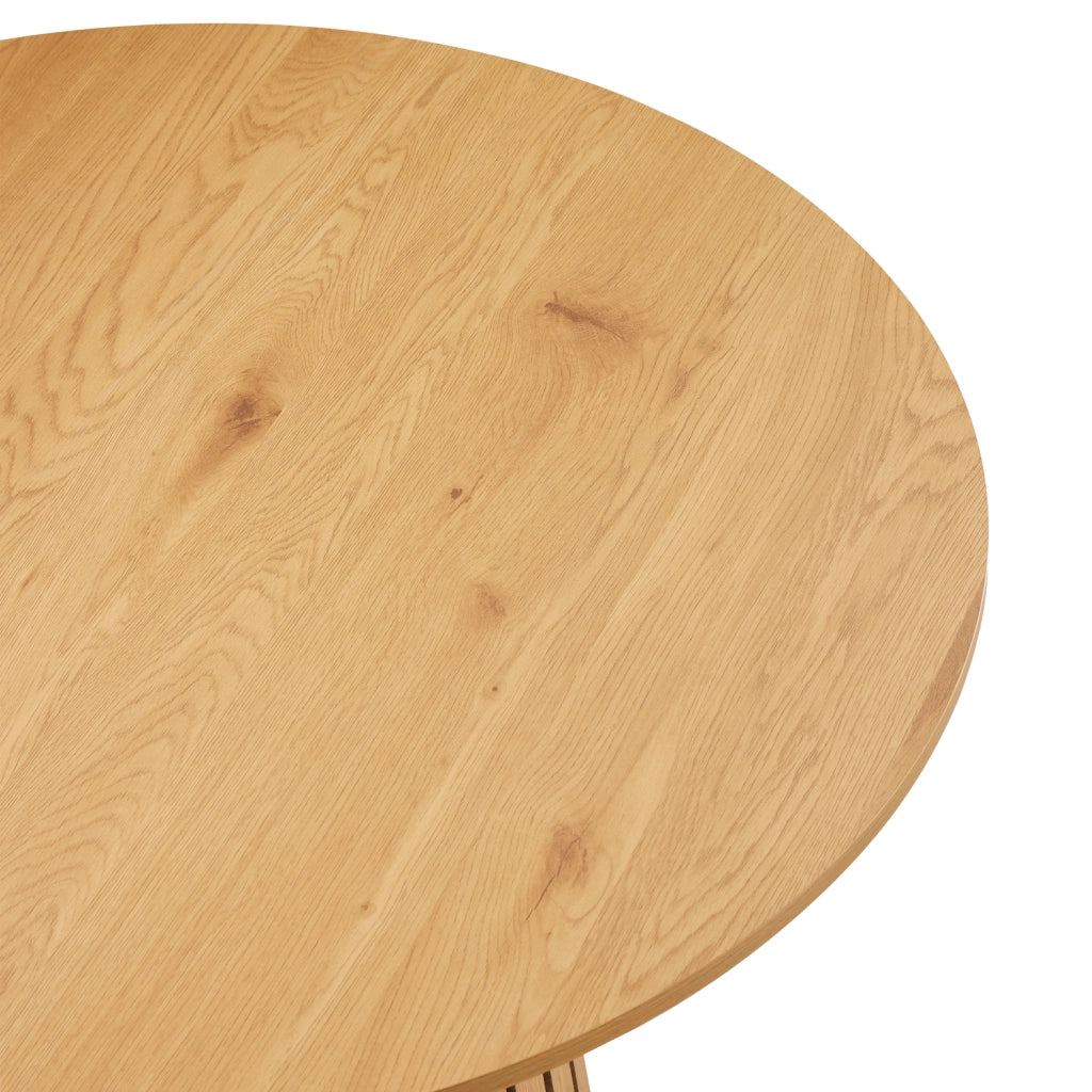 LIV Tavolo da pranzo rotondo 110 cm in stile scandinavo