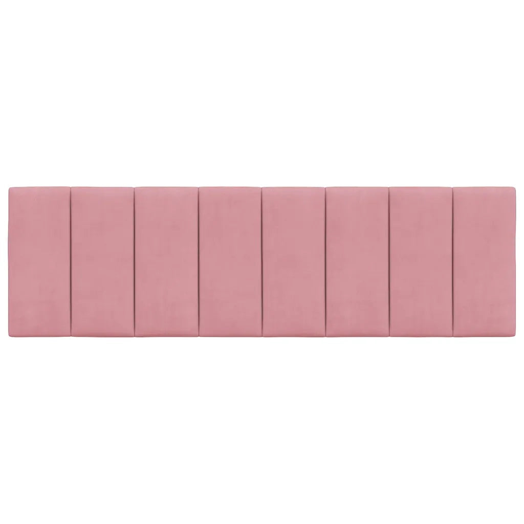 Cuscino Testiera Hanko Rosa 160 cm in Velluto CFW9706525