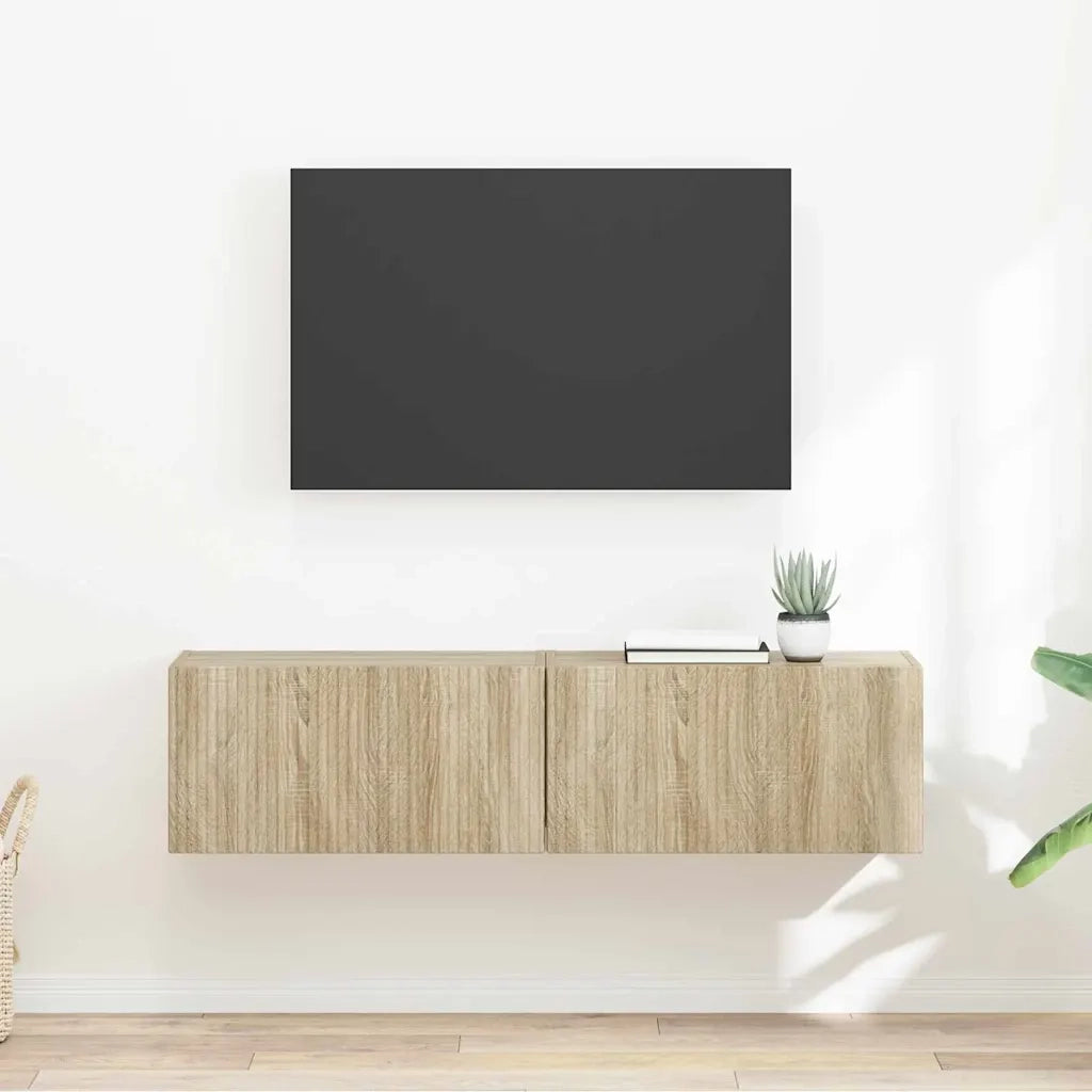 Mobile TV da parete 2 pcs Sonoma 60 x 31 x 29,5 cm