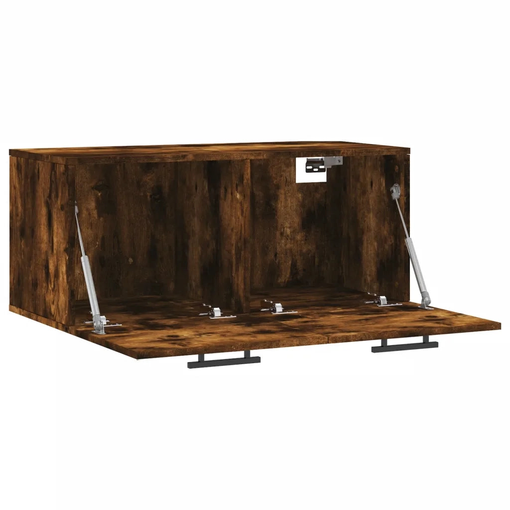 Mobile a Parete Rovere Fumo 80x36,5x35 cm in Legno Multistrato 830105