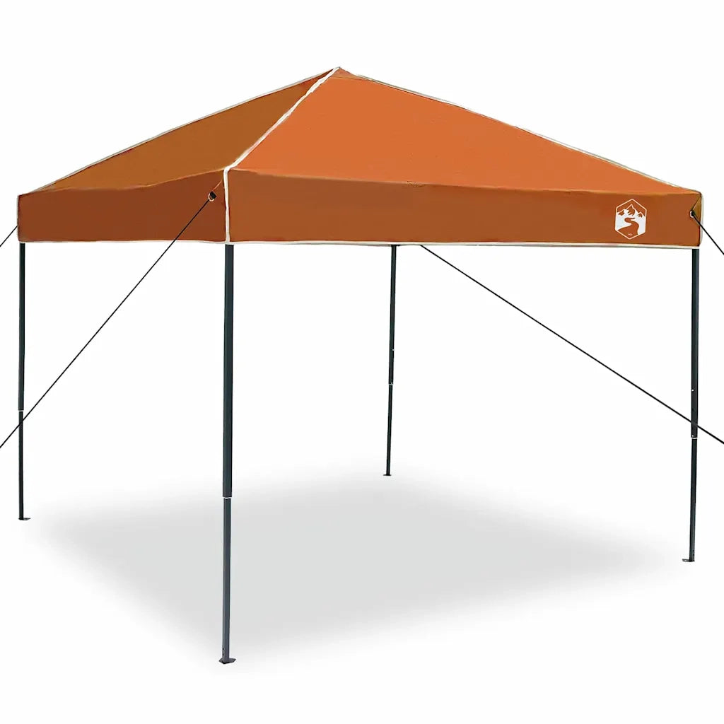 Tenda Gazebo Arancione 243 x 243 x 251 cm Tessuto 42007379