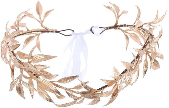 Cintura Festa con Foglie d'Oro per Adulti - Tiara di Decorazione per Feste di Costume