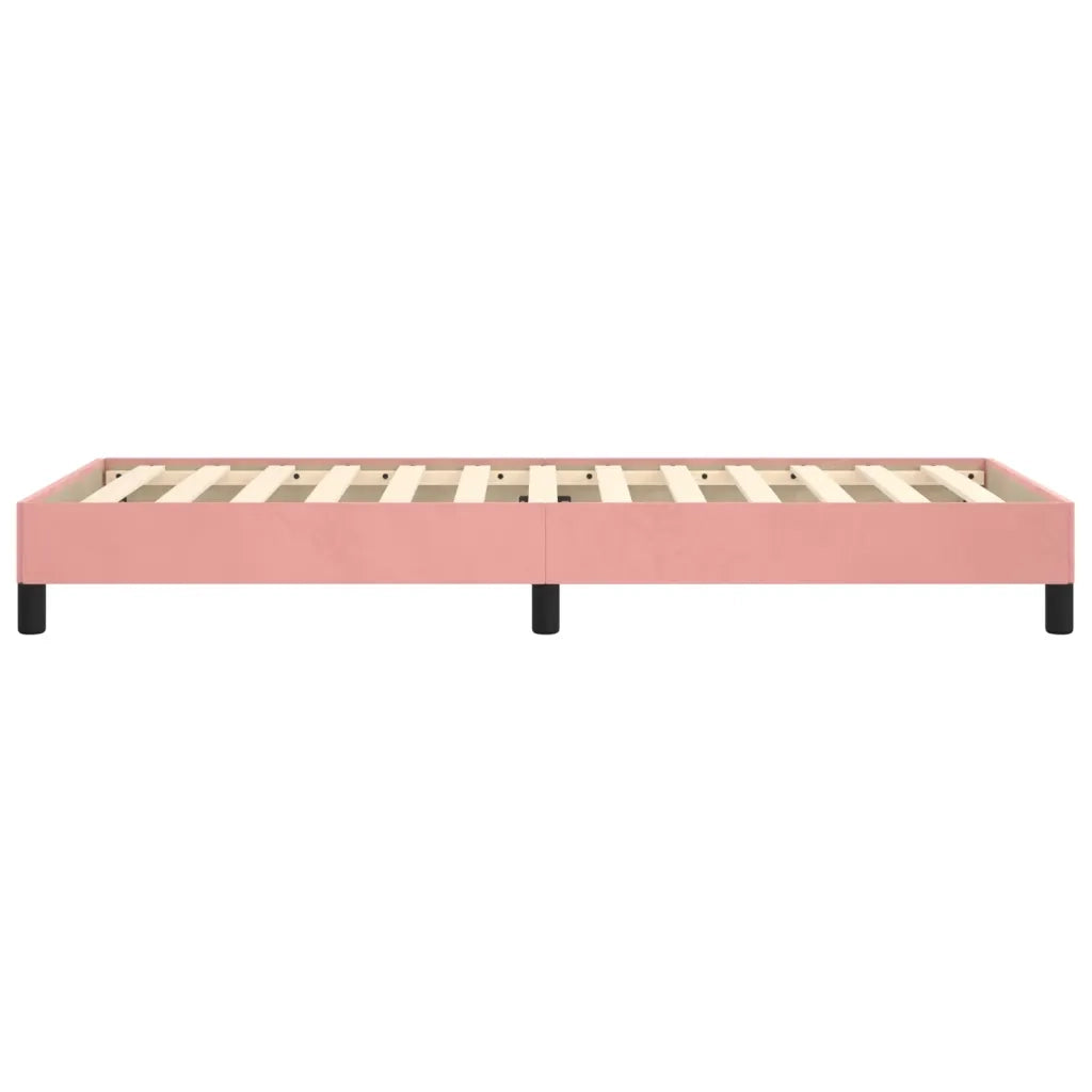 Giroletto-Struttura Letto Rosa 100x200 cm in Velluto 325951