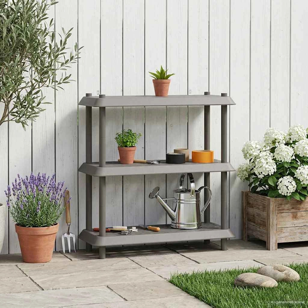 Unità di scaffalatura 3 livelli 100 x 40 x 96 cm PP 8011747