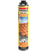 SOUDAL SCHIUMA PER PISTOLA SCHIUMA POLIURETANICA PER COPPI E TEGOLE 700 ml - Fissare e riempire