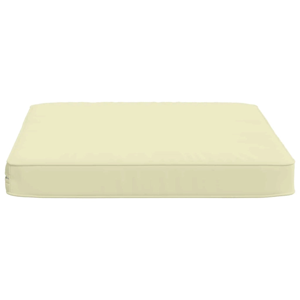 Cuscini per Sedia in 4 Pezzi VUGHT 4 pcs 100% Poliestere Crema 946284
