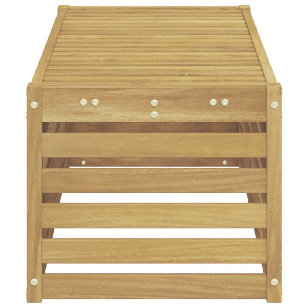 Panca da esterno Bianco 115 x 43 x 37 cm 901691
