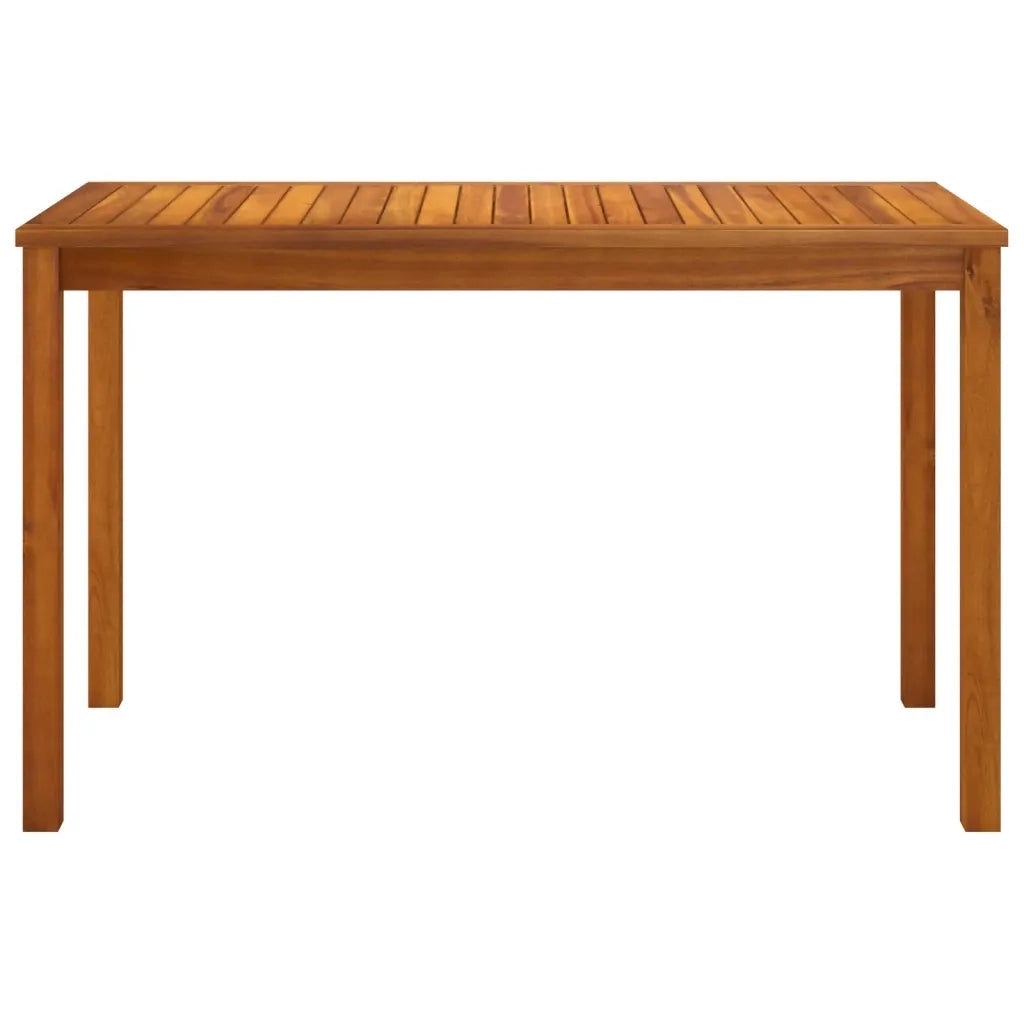 Tavolo da Giardino-Tavolo da esterno 110x55x67 cm Legno Massello d'Acacia