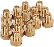 Accessori Carburatore - Set di 15 Spruzzatori - Bocchetta in Metallo - Adatto per Mikuni N100 604 - Vm22/Vm24/Vm26/Vm30 - Sostenibile - Parti di Ricambio Carburatore