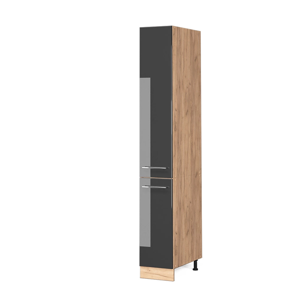 Vicco Armadio da farmacia Antracite lucido 30 cm