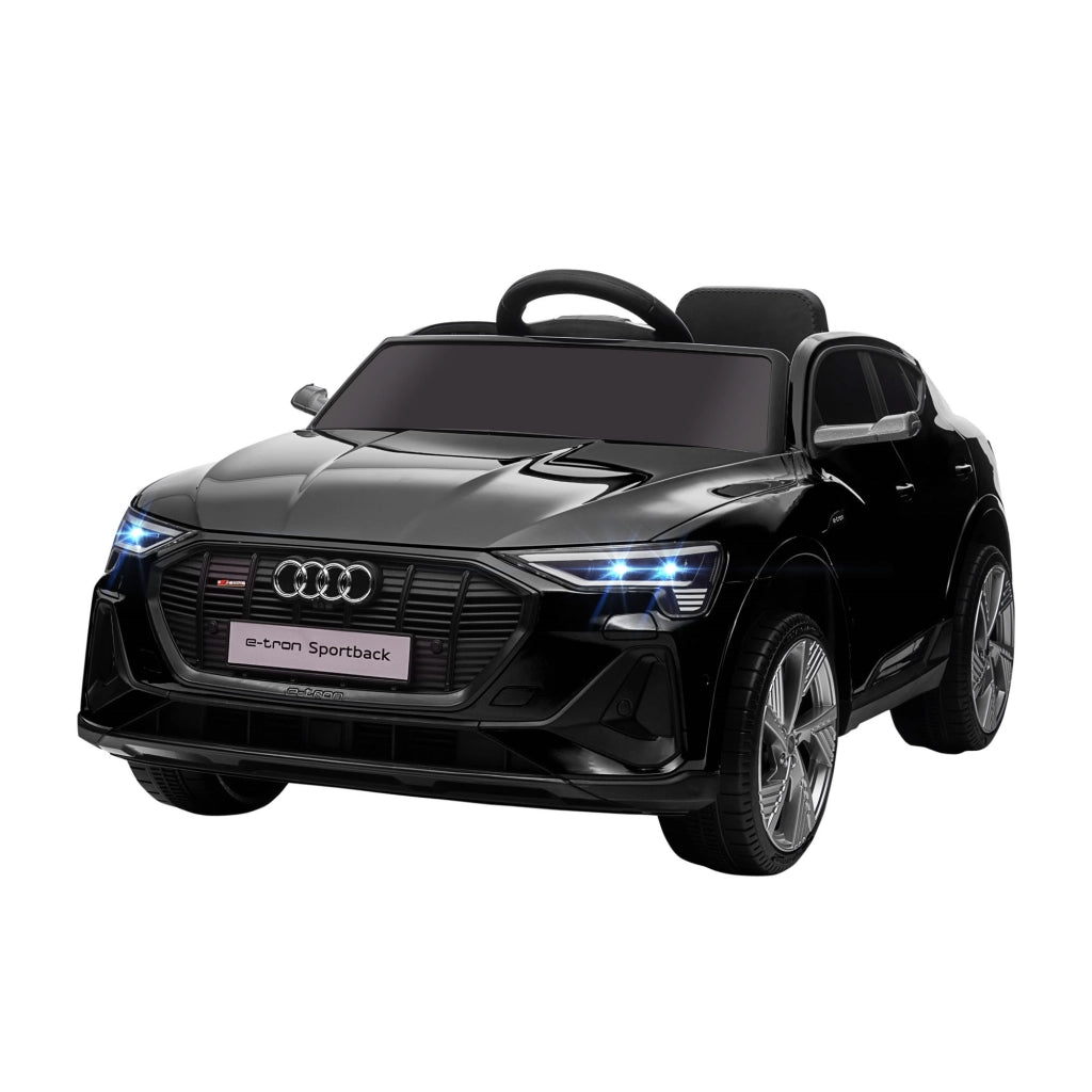 EasyComfort Macchina Elettrica per Bambini 3-5 Anni con Telecomando e cinture di sicurezza, Auto a 12V con Luci e Musica, 3-8km/h, Nero