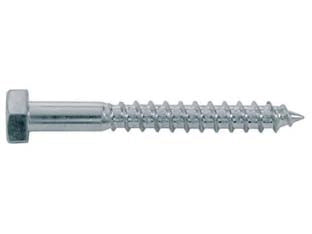 VITE TIRAFONDI PER LEGNO CLASSE 4.8 DIN-571 UNI-704- - ø mm.10x80 - 50 pezzi AMBROVIT