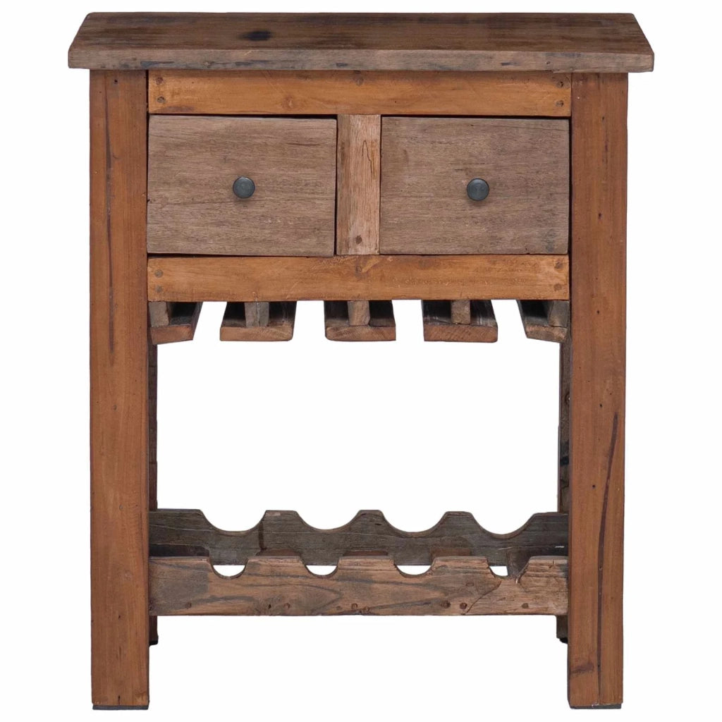 Armadietto Marrone 60 x 30 x 70 cm Legno Recuperato Massello 42012372