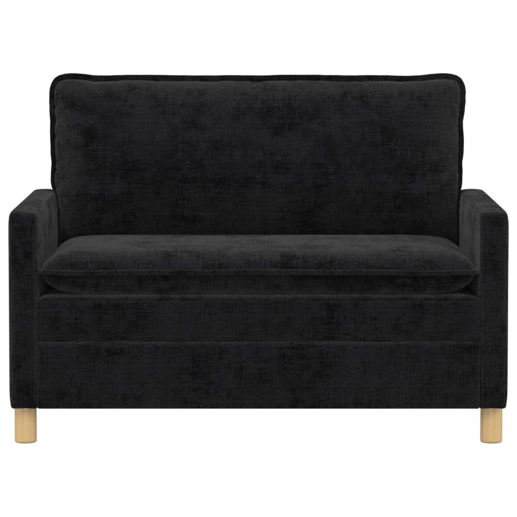 Divano Nero 126 x 81 x 87,5 cm Poliestere