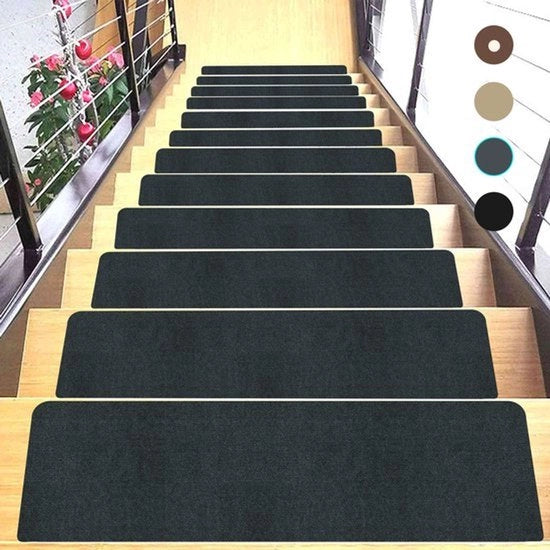 15 tappeti antiscivolo per scale, 50*22 cm, adatti per uso sia interno che esterno, aumentano la sicurezza sulle scale, nero.

Modello: 
Dimensioni: 50*22 cm
Materiali: 
Peso: 
Colore: nero