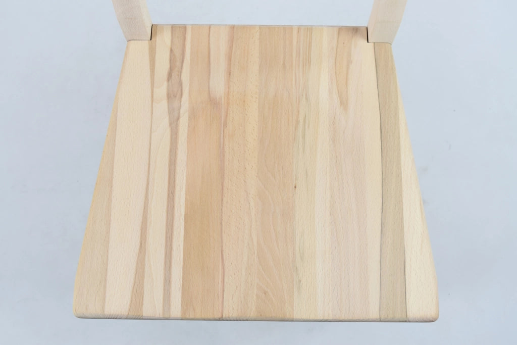 Set 6 sedie Artemisia Tommychairs, struttura in legno di faggio levigato, non trattato, 100% naturale e seduta in legno