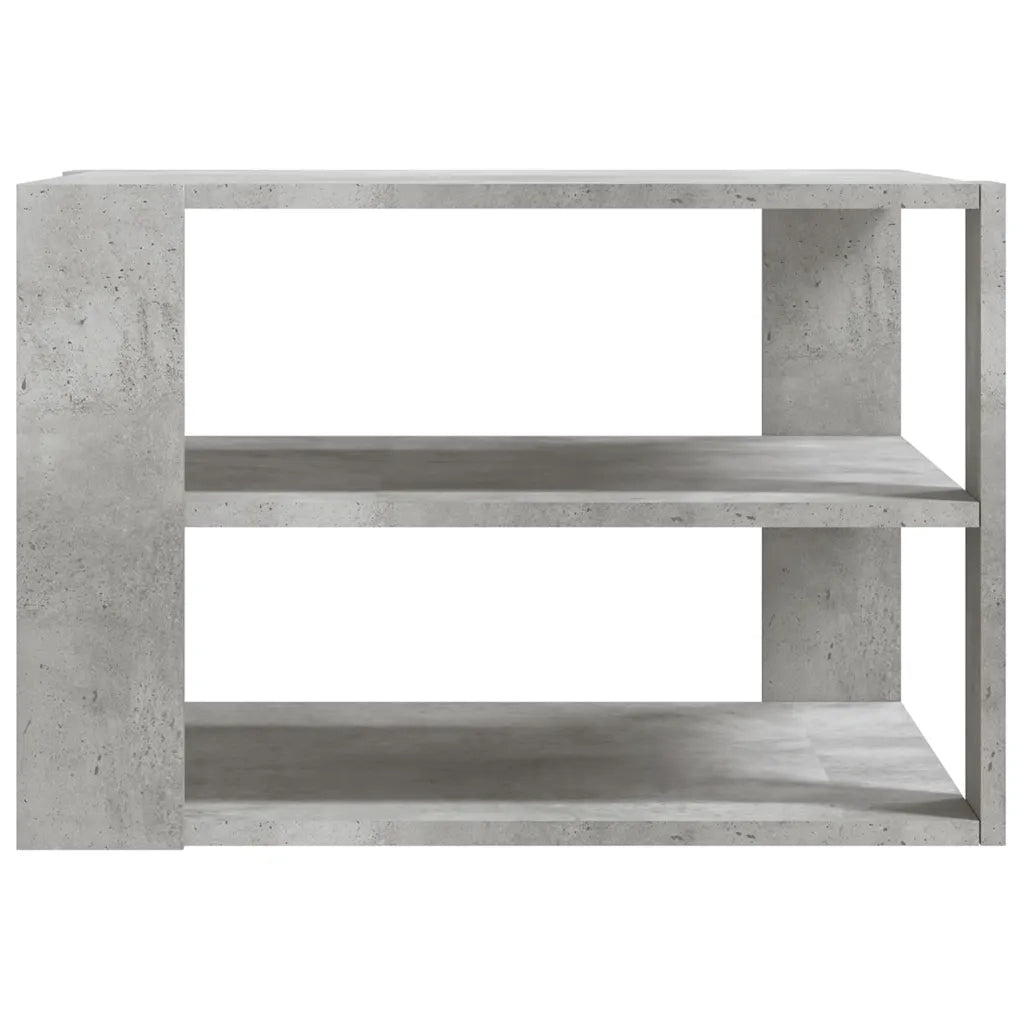 Tavolino da Salotto Grigio Cemento 58x58x40 cm Multistrato 834249