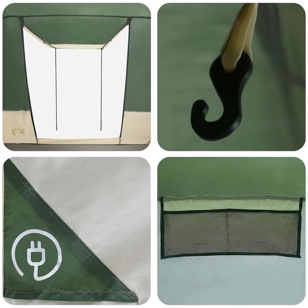 Tenda Party Verde 4 persone Poliestere 185T con rivestimento PU 42017445