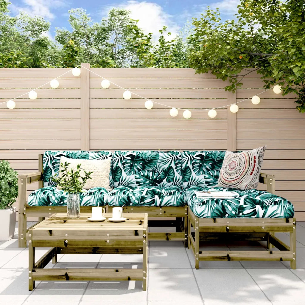 Set Salotto da Giardino 5 pz in Legno Impregnato di Pinocod mxl 93976