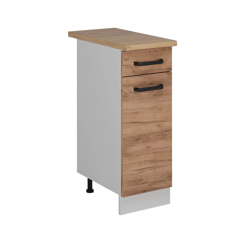 Vicco Mobiletto base per cucina Quercia dorata 30 cm PL Rovere