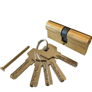 Serratura Cilindro Sicurezza Per Serrature da 60mm Con 5 Chiavi Lucchetto Porta