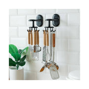 Trade Shop - Gancio Appendi Mestolo Coltelli Utensili Da Cucina Con 8 Supporti Appenditutto -