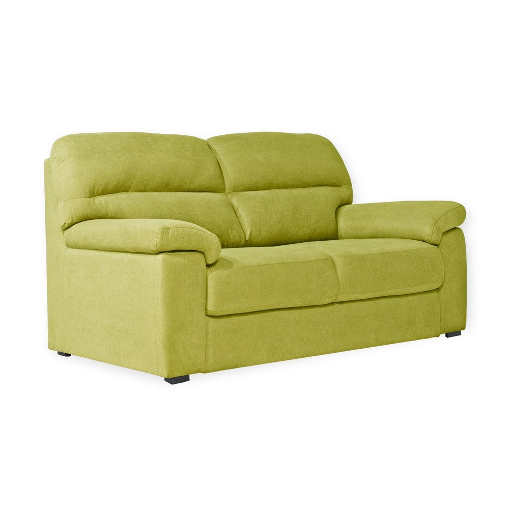 Divano 3 posti Alenda tessuto Roma16 colore Verde 211x98x92h